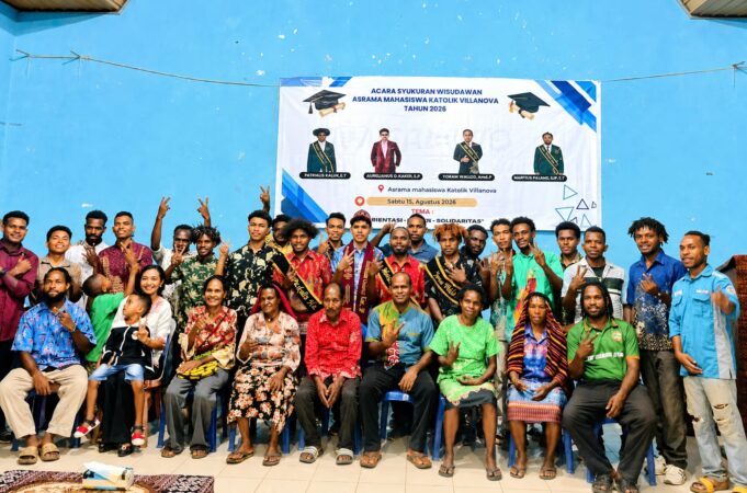 Asrama Mahasiswa Katolik Villanova Gelar Syukuran Wisudawan Tahun 2026