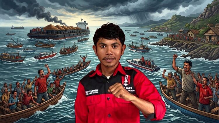 GMNI Halmahera Selatan Dukung Imbauan Kadishub Soal Keselamatan Pelayaran dalam Aksi di Kawasi
