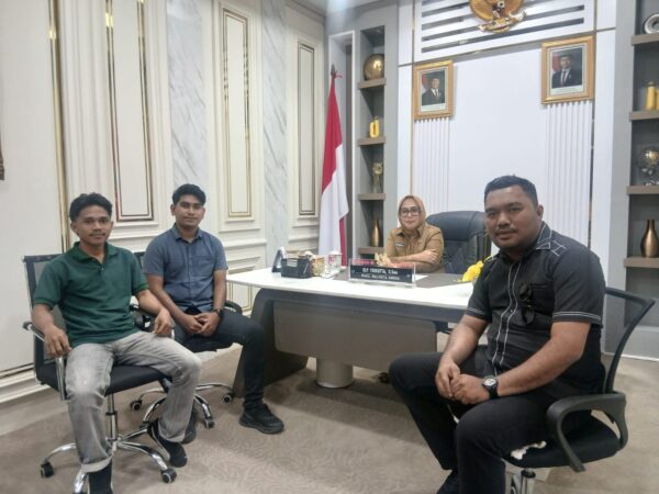 Silaturahmi ke Wawali, Azriel Holle Tegaskan Arah Baru IPPMASSI Ambon